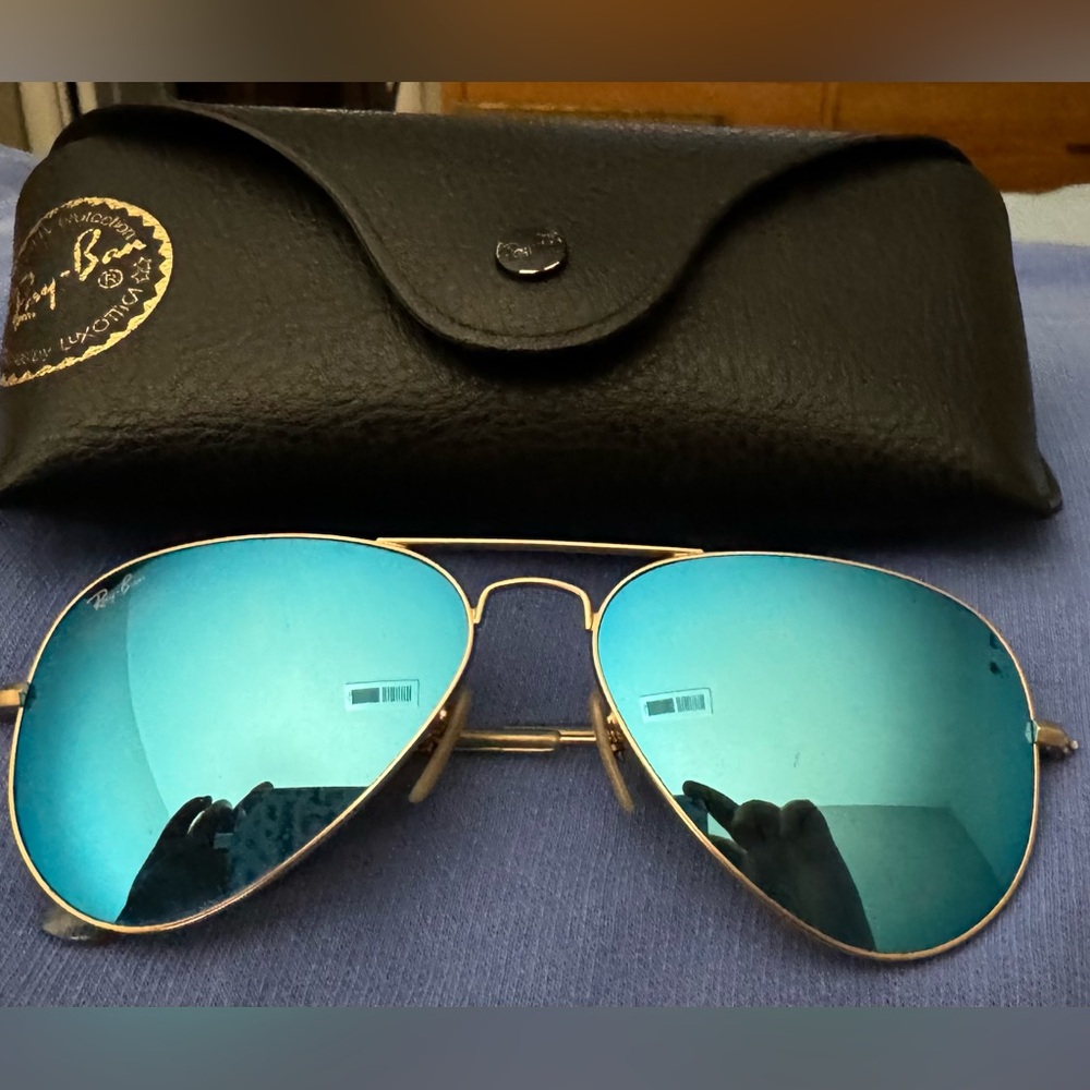 SOLD*Blue Ray-Ban Aviators